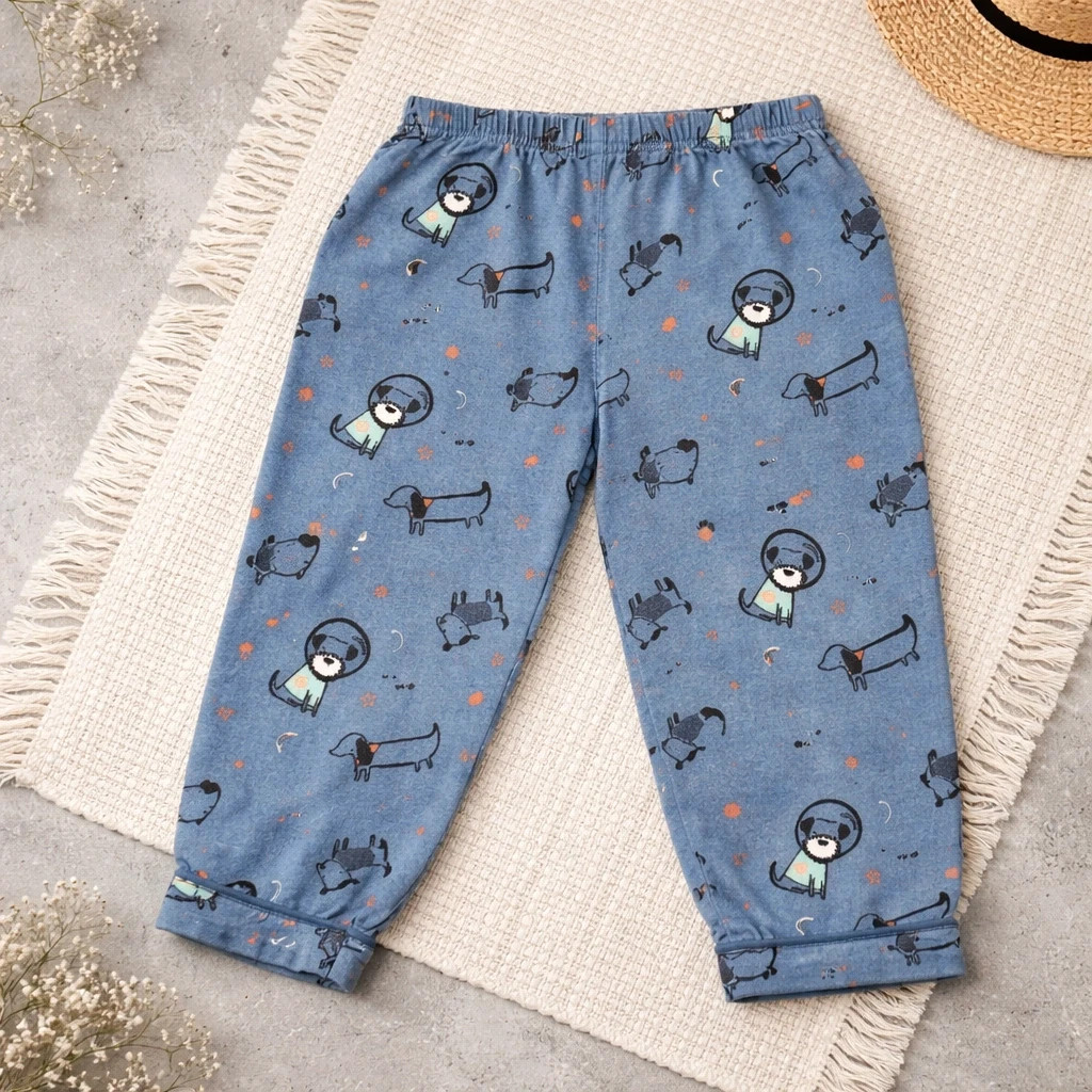 Bas pyjama motifs chien n001