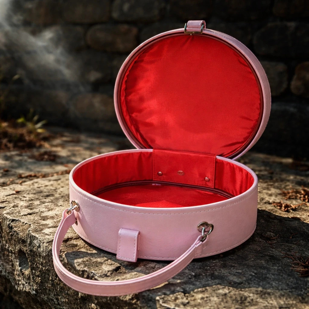 Sac rond Rose "Ballerine" Vintage Style - n33 – taille 6 ans / 116 cm 2