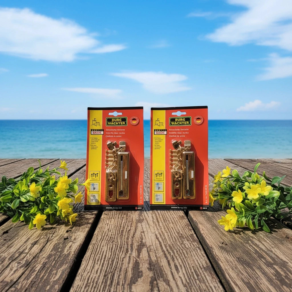 Lot de 2 Chaînes de Porte Sécurité Maximale ! n108 – burg wachter