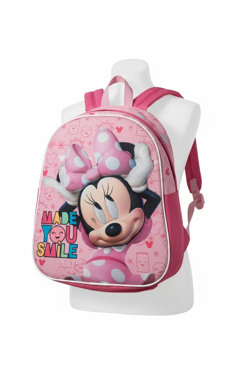 Sac à Dos Maternelle Minnie Mouse – Made You Smile – Rose – Disney