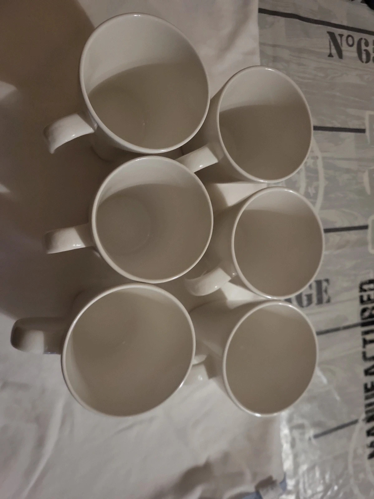 Lot de 6 mugs blancs – sobres & élégants n54 – Inconnu 3