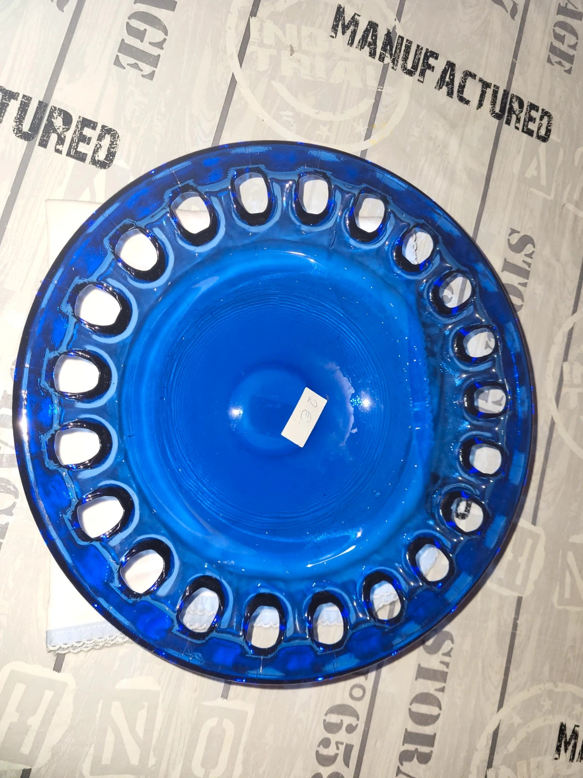 Assiette bleu n37 – recyclage espagnole 2