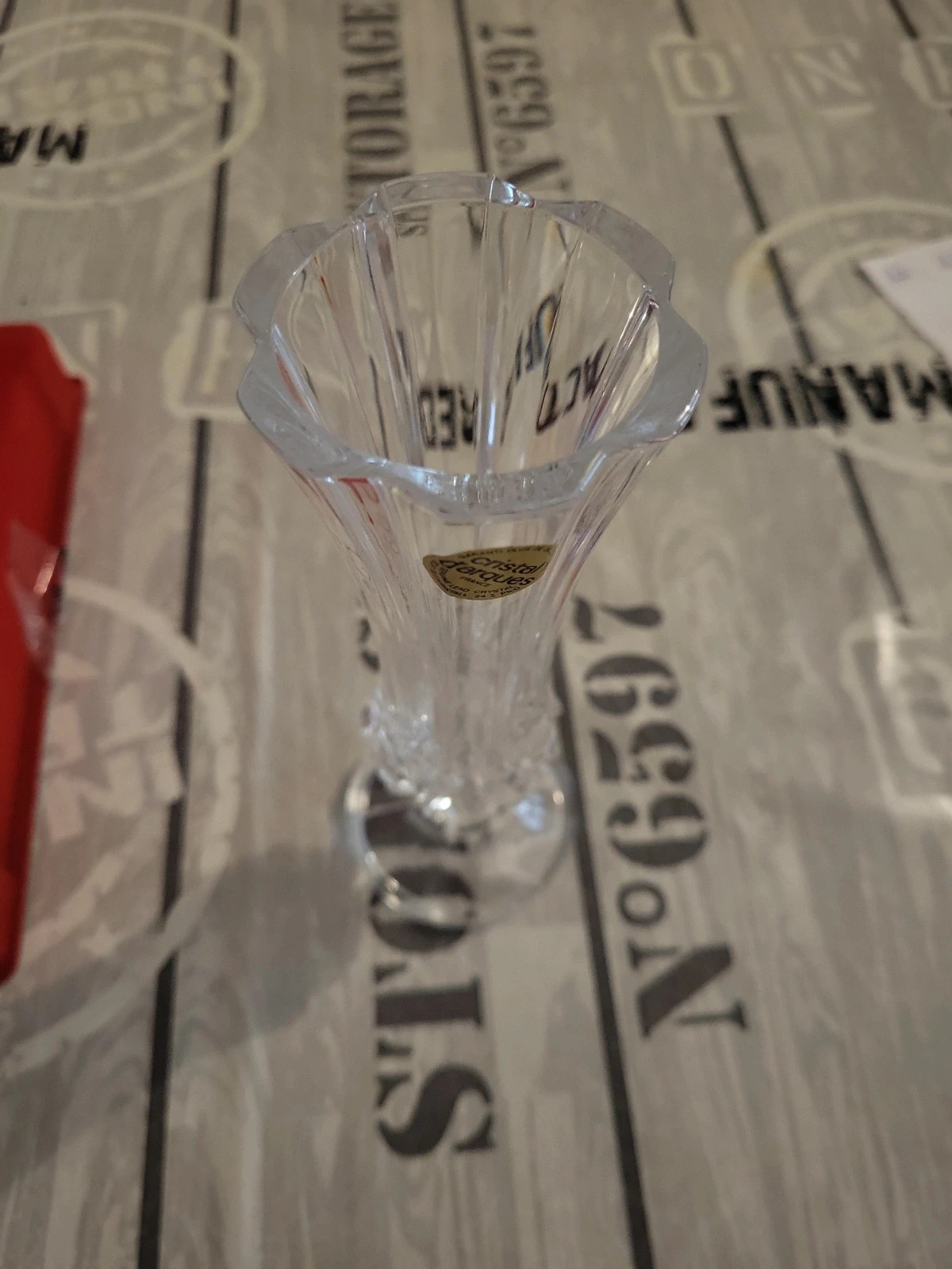 Vase en cristal 17cm n16 – bonnerval 2