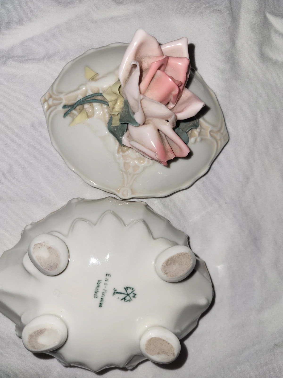 Porcelaine boite bijoux n17 – Wolkstedt 3