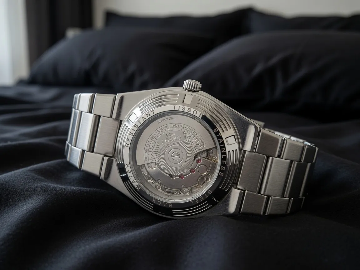 Montre analogique acier inoxydable bracelet 4