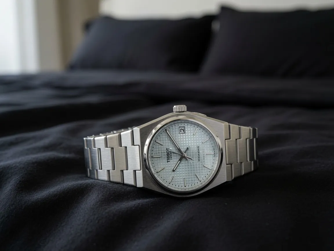 Montre analogique acier inoxydable bracelet 5