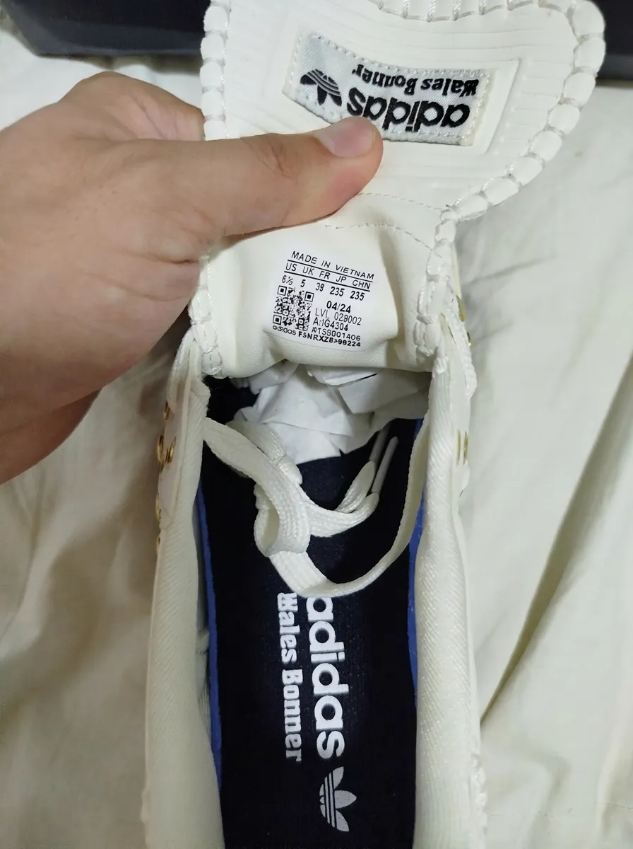 Adidas Gazelle cream gold studs sneakers 2