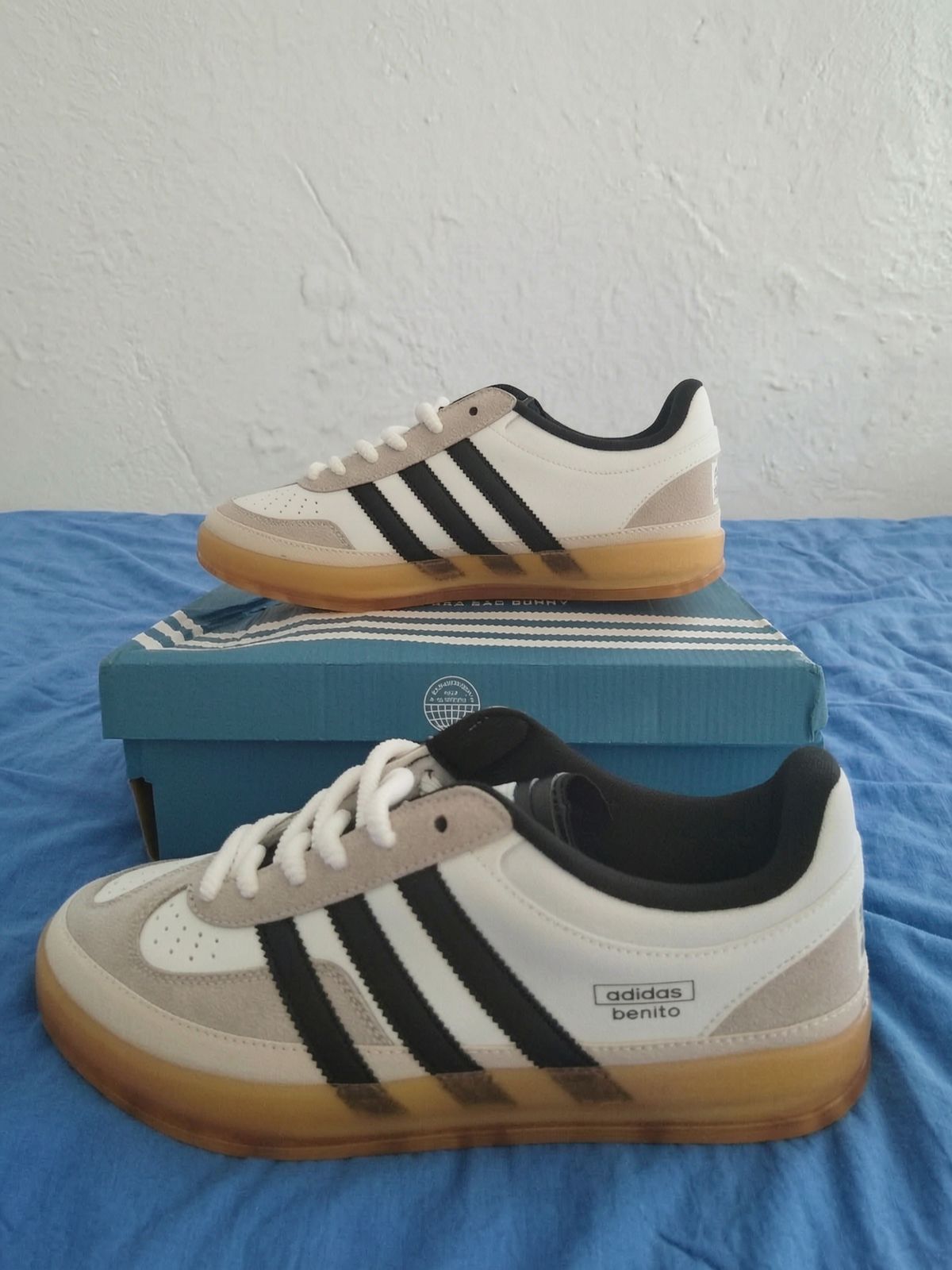 Adidas Samba white black gum sneakers 5