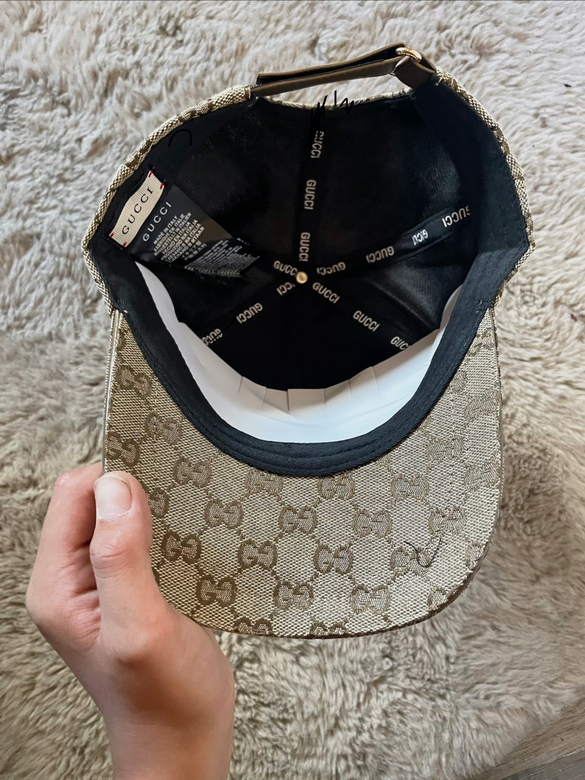 Casquette Gucci beige  – Gucci – taille Taille unique 4
