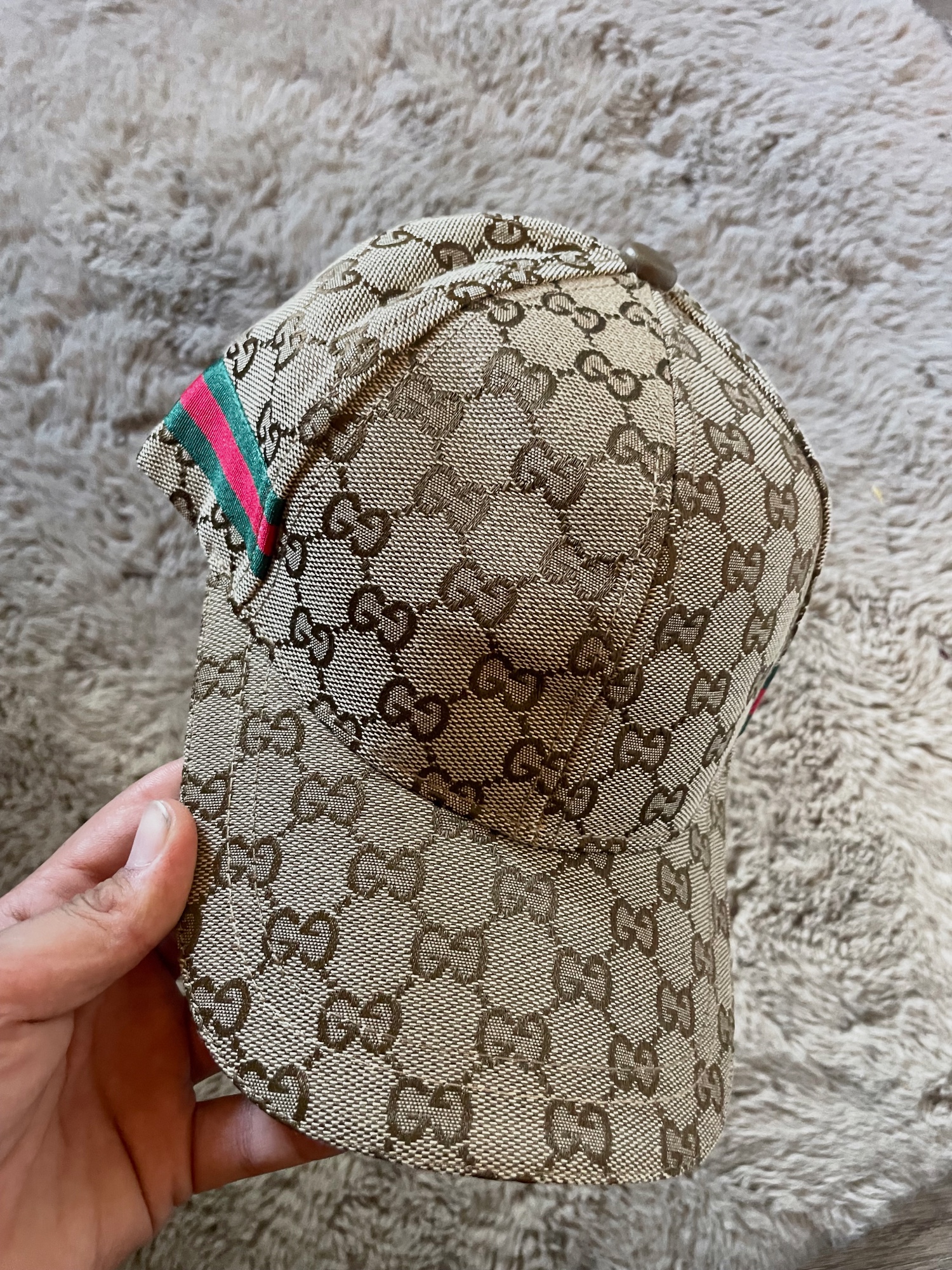 Casquette Gucci beige