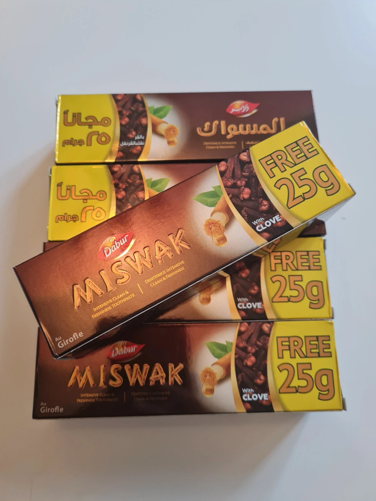 Dentifrice miswak et clous de girofle