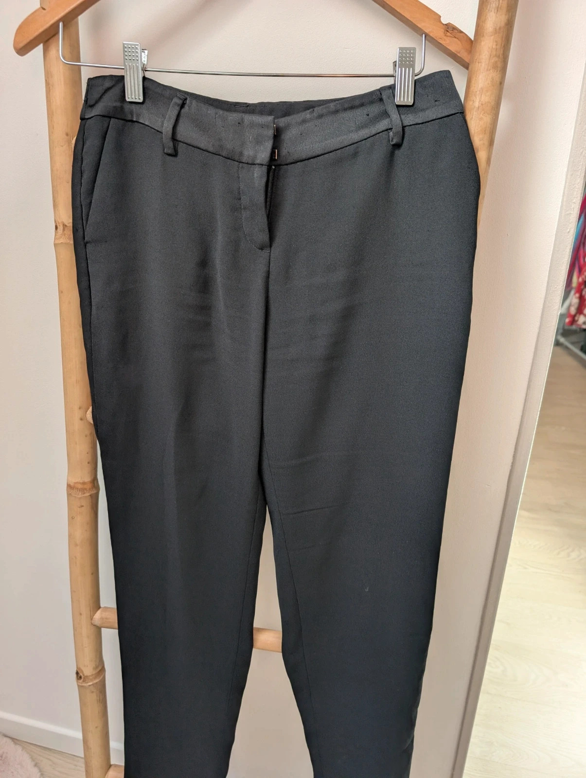 Pantalon noir , à pinces / Taille 36 – Camaïeu – taille S / 36 / 8 2