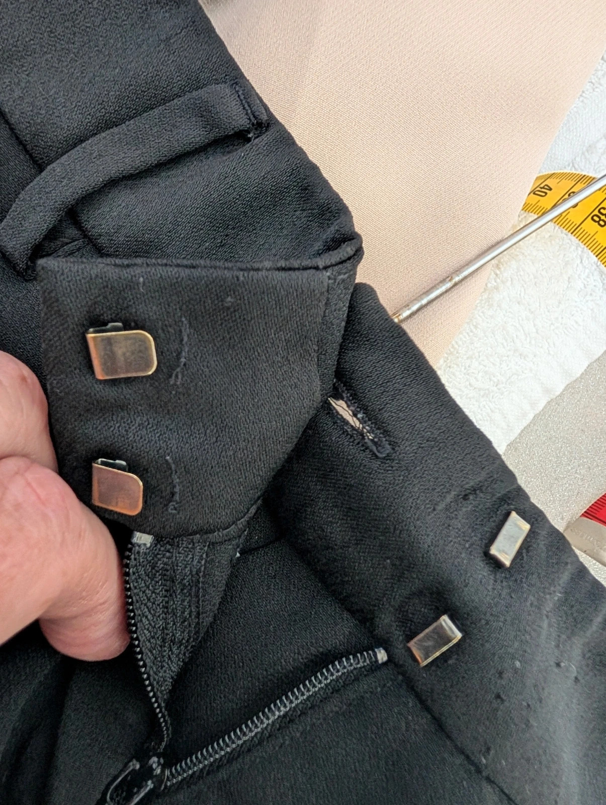 Pantalon noir , à pinces / Taille 36 – Camaïeu – taille S / 36 / 8 5