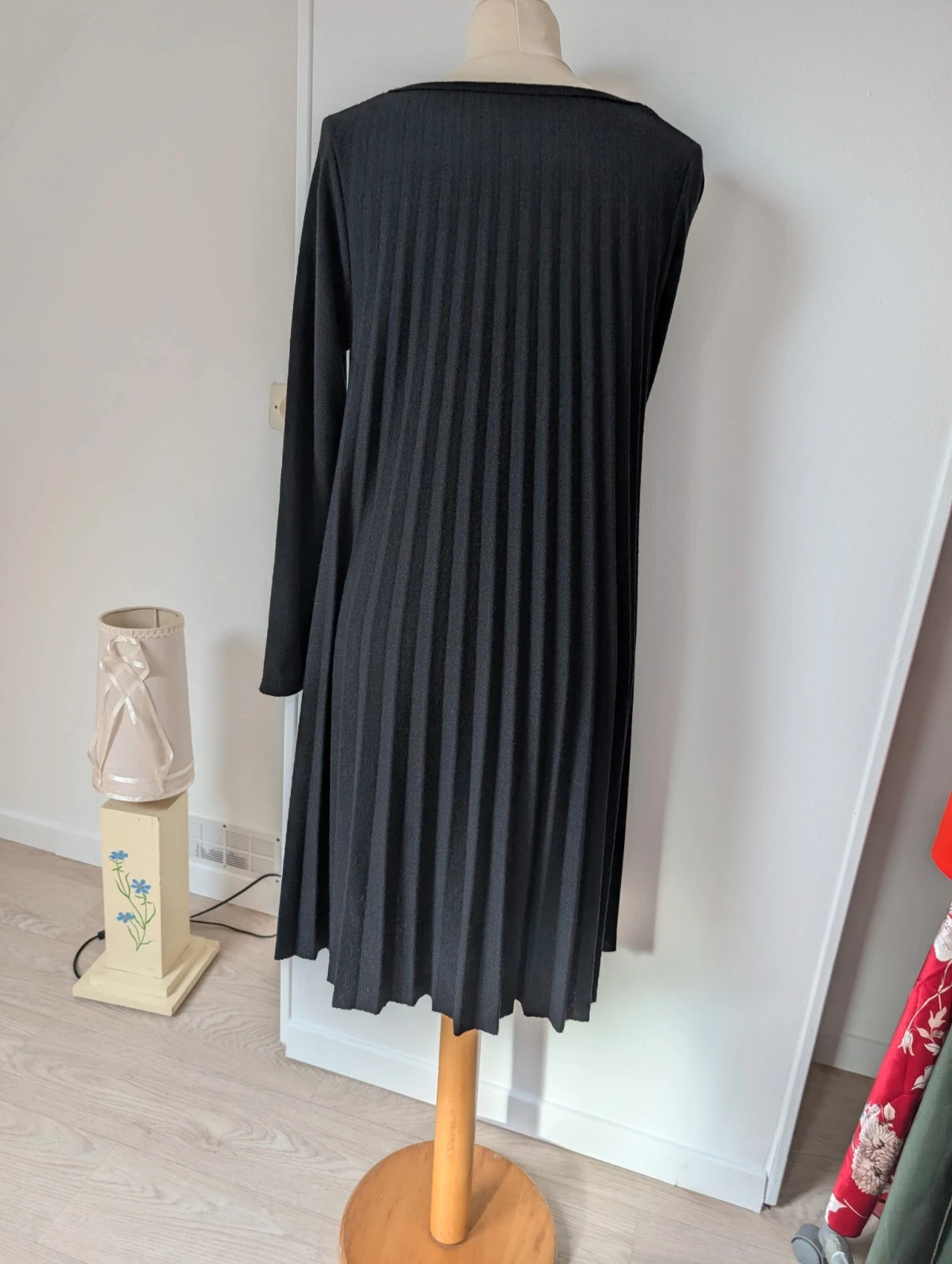 Petite robe noire plissée Automne hiver / laine et viscose/ TU – Italia Independent – taille Taille unique 5