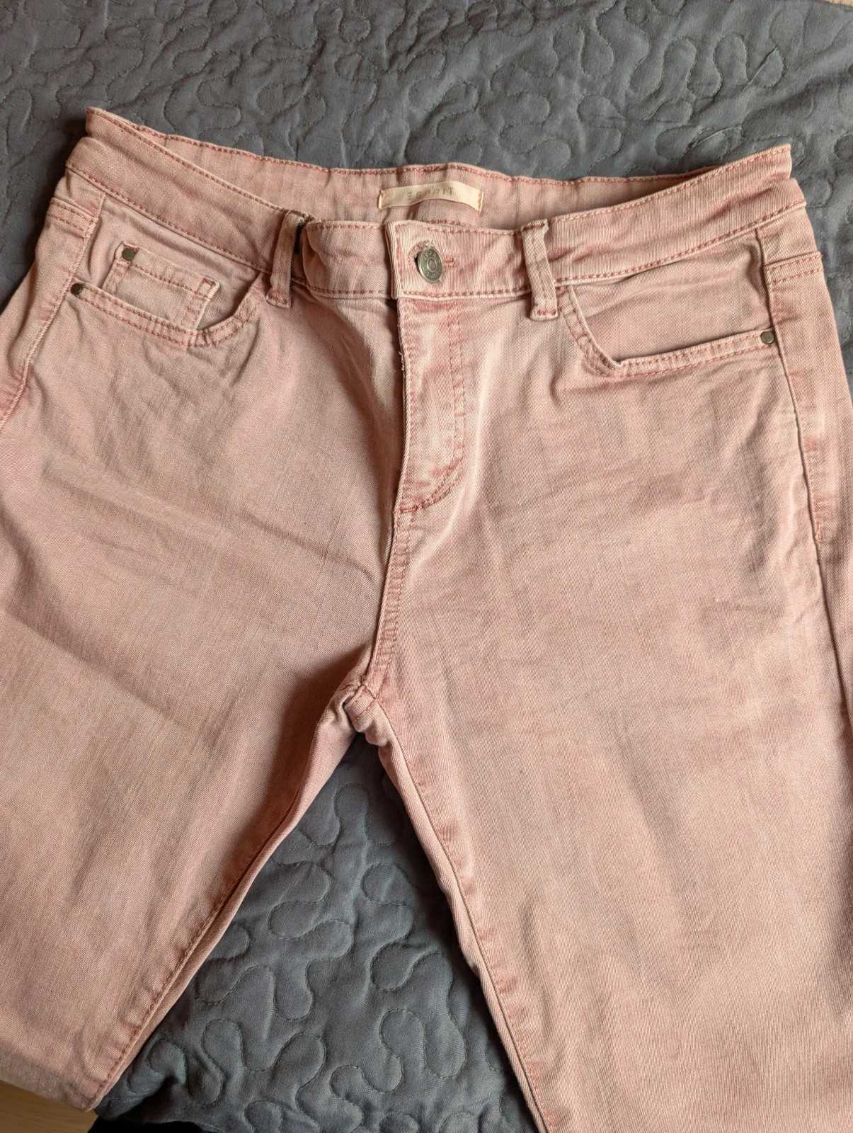 Pantalon Jean rose poudré taille 40 / Marque esprit – Esprit – taille L / 40 / 12 4