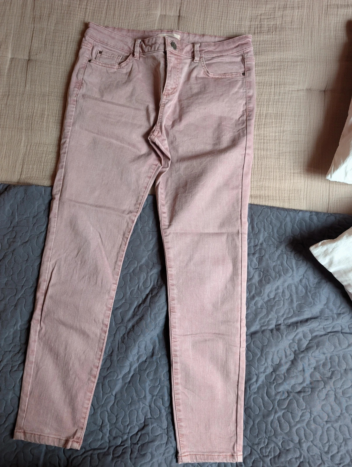 Pantalon Jean rose poudré taille 40 / Marque esprit – Esprit – taille L / 40 / 12 2