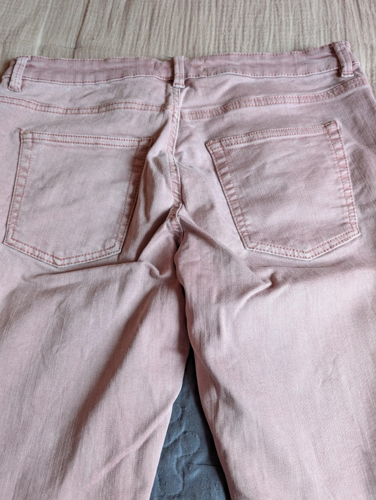 Pantalon Jean rose poudré taille 40 / Marque esprit – Esprit – taille L / 40 / 12 3