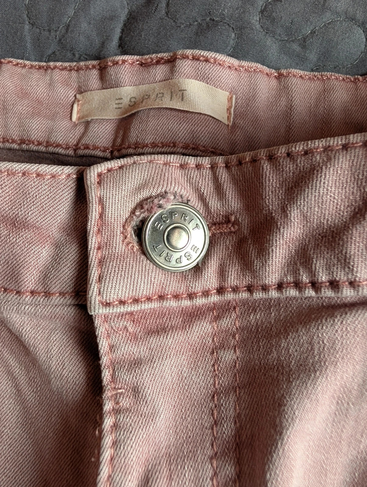 Pantalon Jean rose poudré taille 40 / Marque esprit – Esprit – taille L / 40 / 12 5