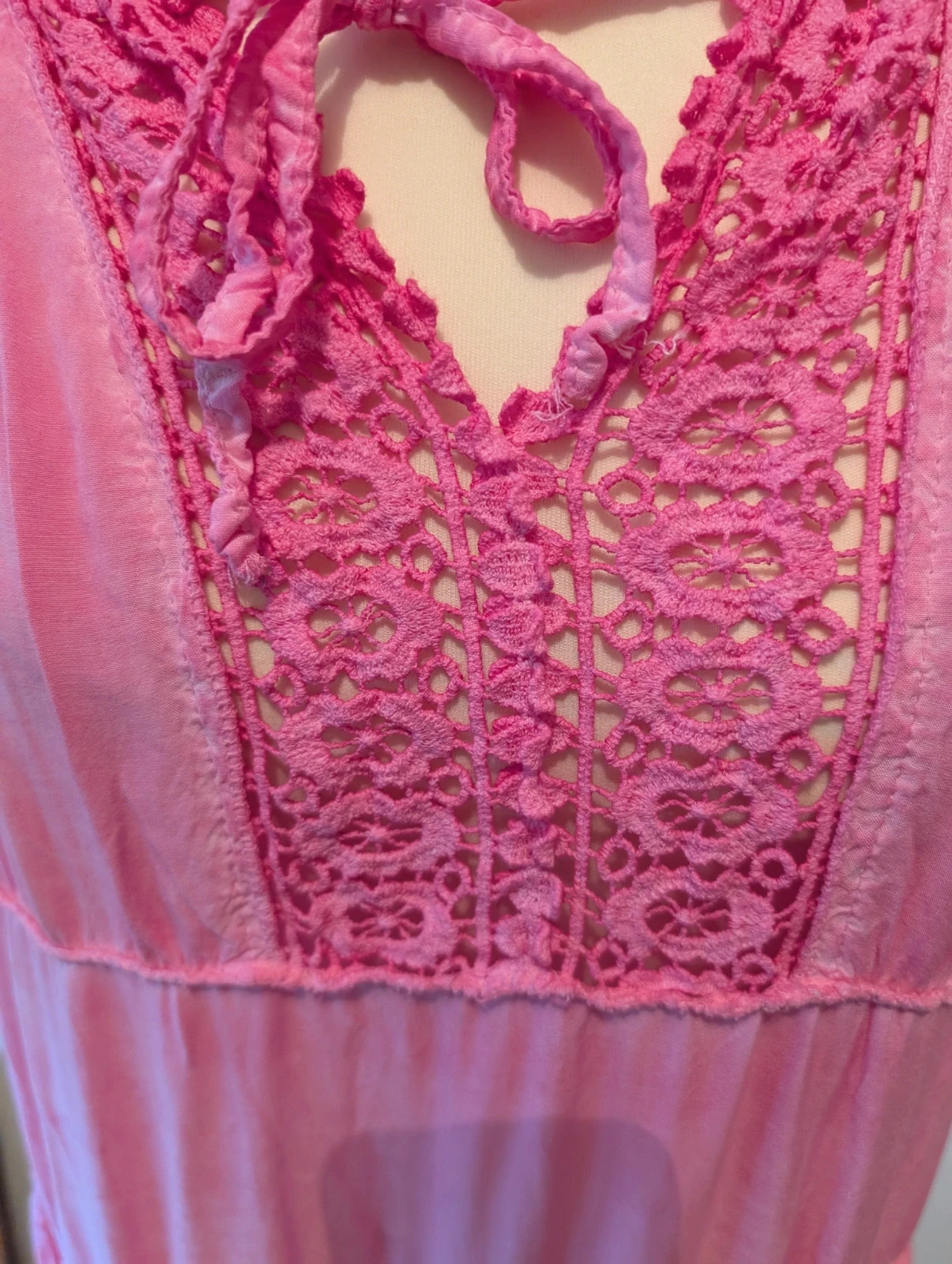 Robe tunique rose / été ) TU max 42 / neuve – M-Made in Italy – taille Taille unique 2
