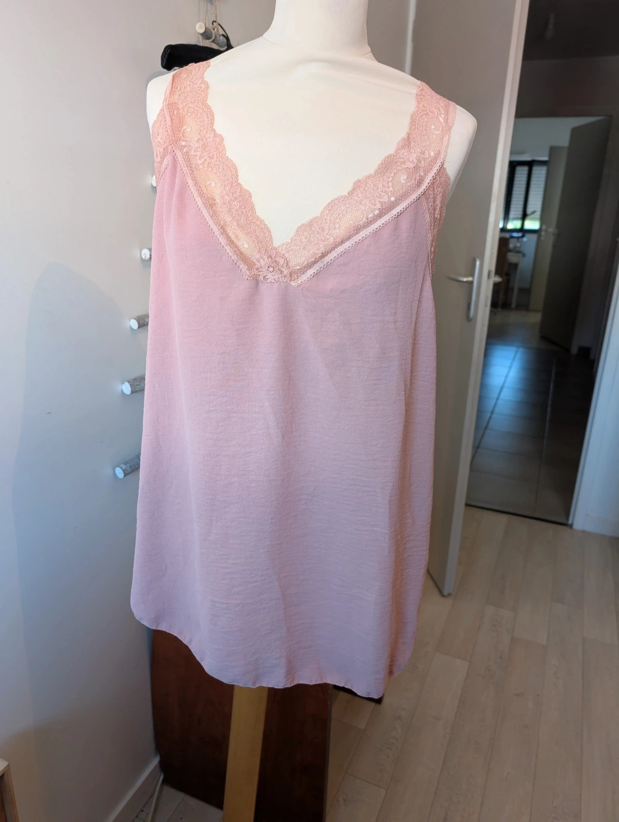 Débardeur / bustier / tunique été rose / saumon Taille Unique