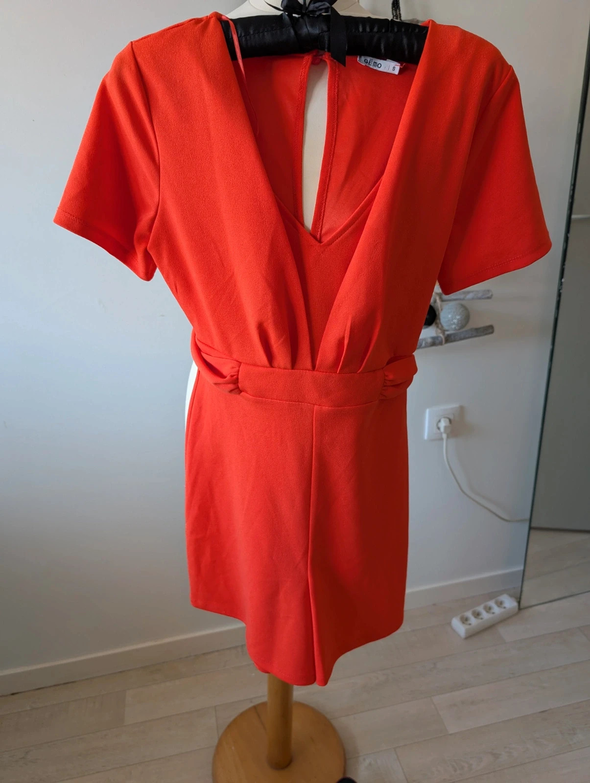 Combishort orange Taille S