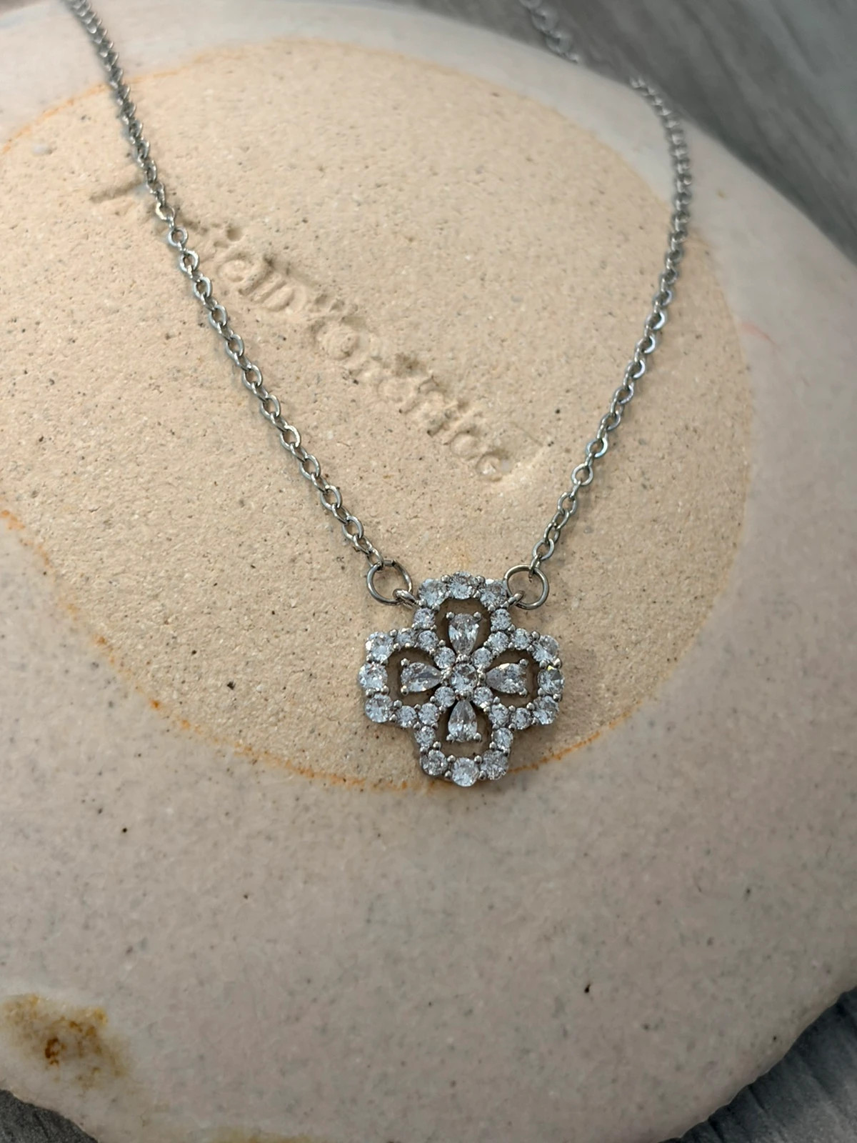 Collier trèfle pavage en acier inoxydable 304 – Autre 2
