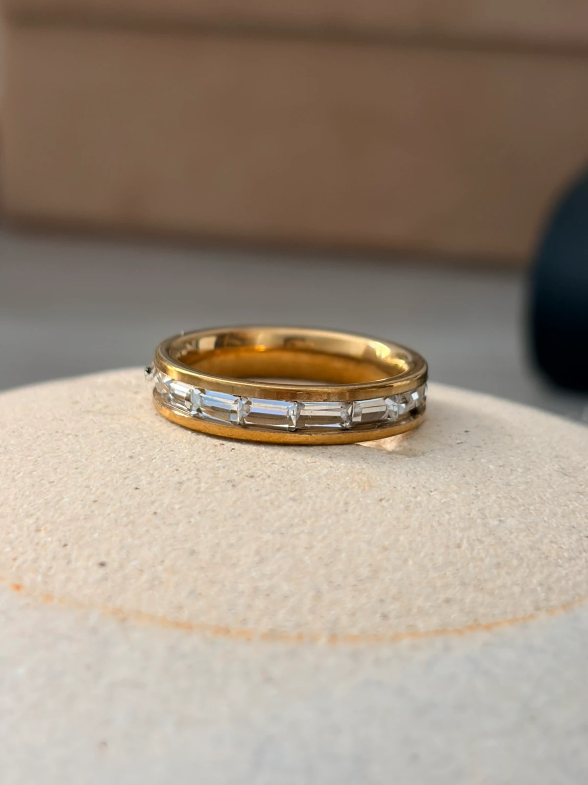Bague tour complet T 52 ou T54 en acier inoxydable 304 – Autre – taille 54