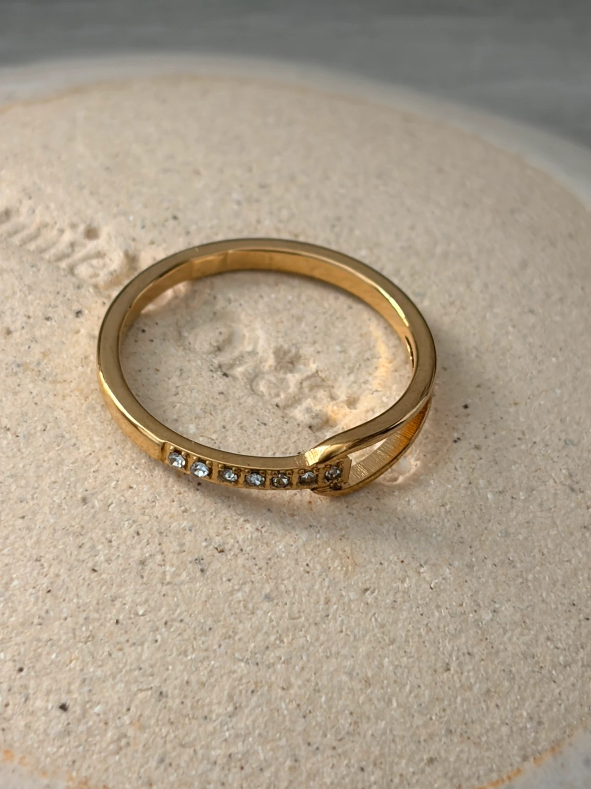 Bague élégante T54 en acier inoxydable 304 – Autre – taille 54 2