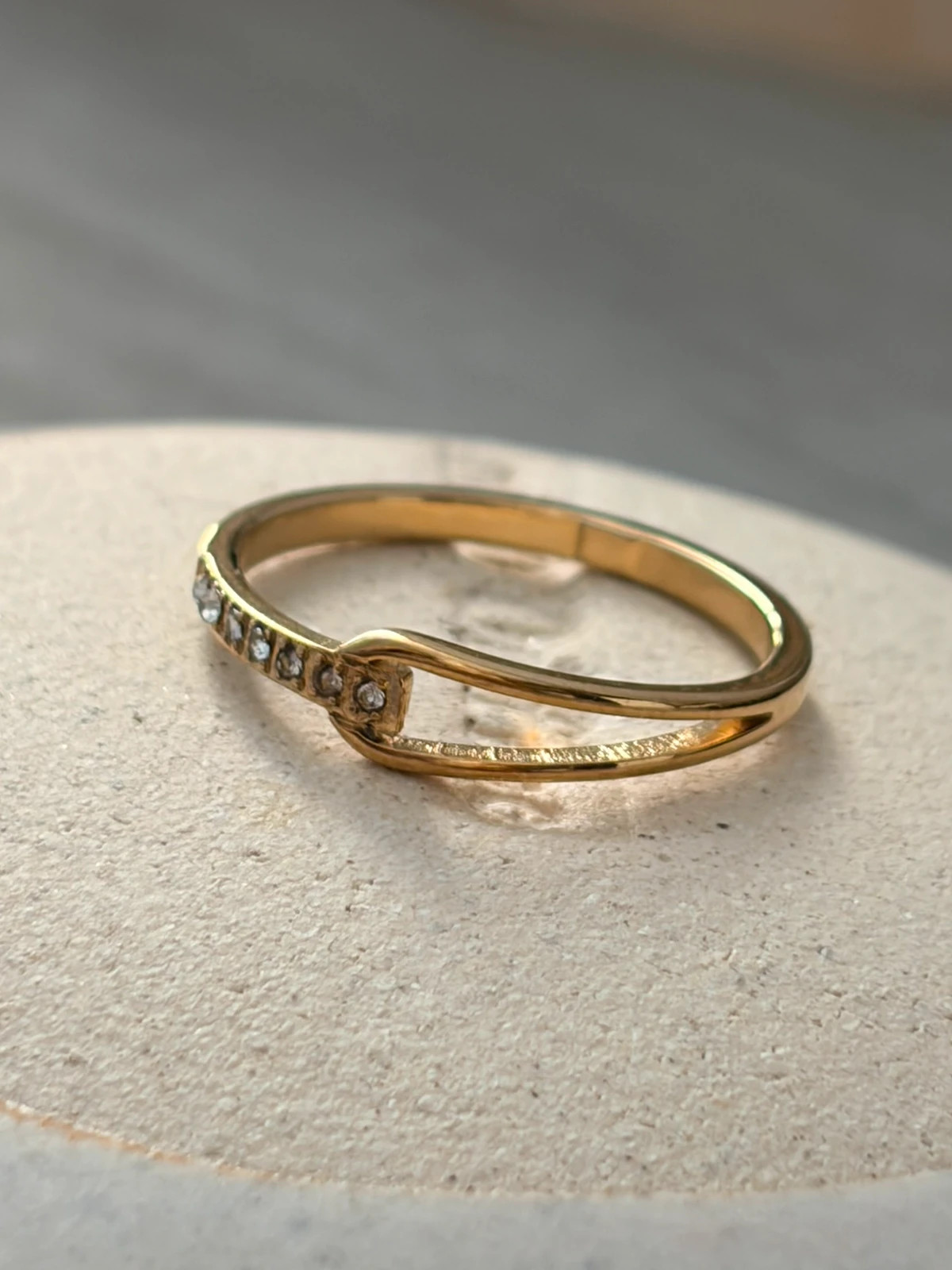 Bague élégante T54 en acier inoxydable 304 – Autre – taille 54 3