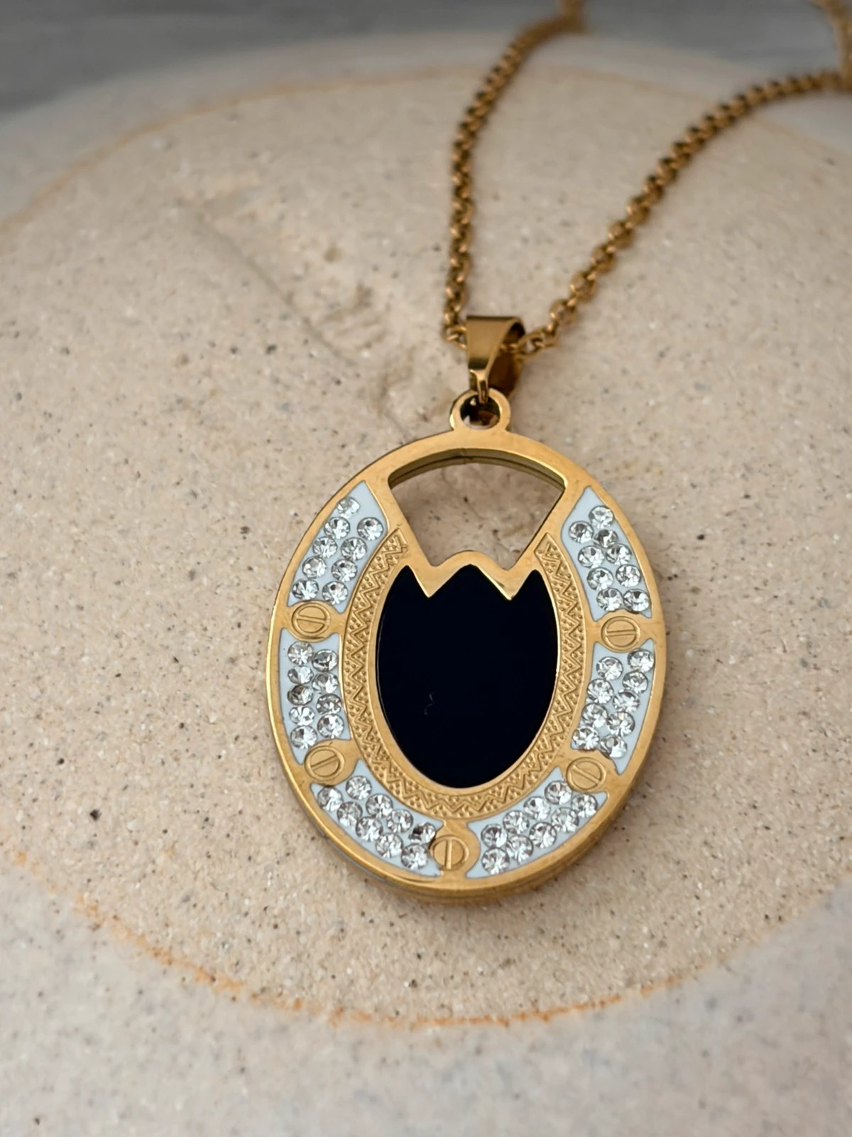 Collier motif vintage - acier inoxydable 304 – Autre 2