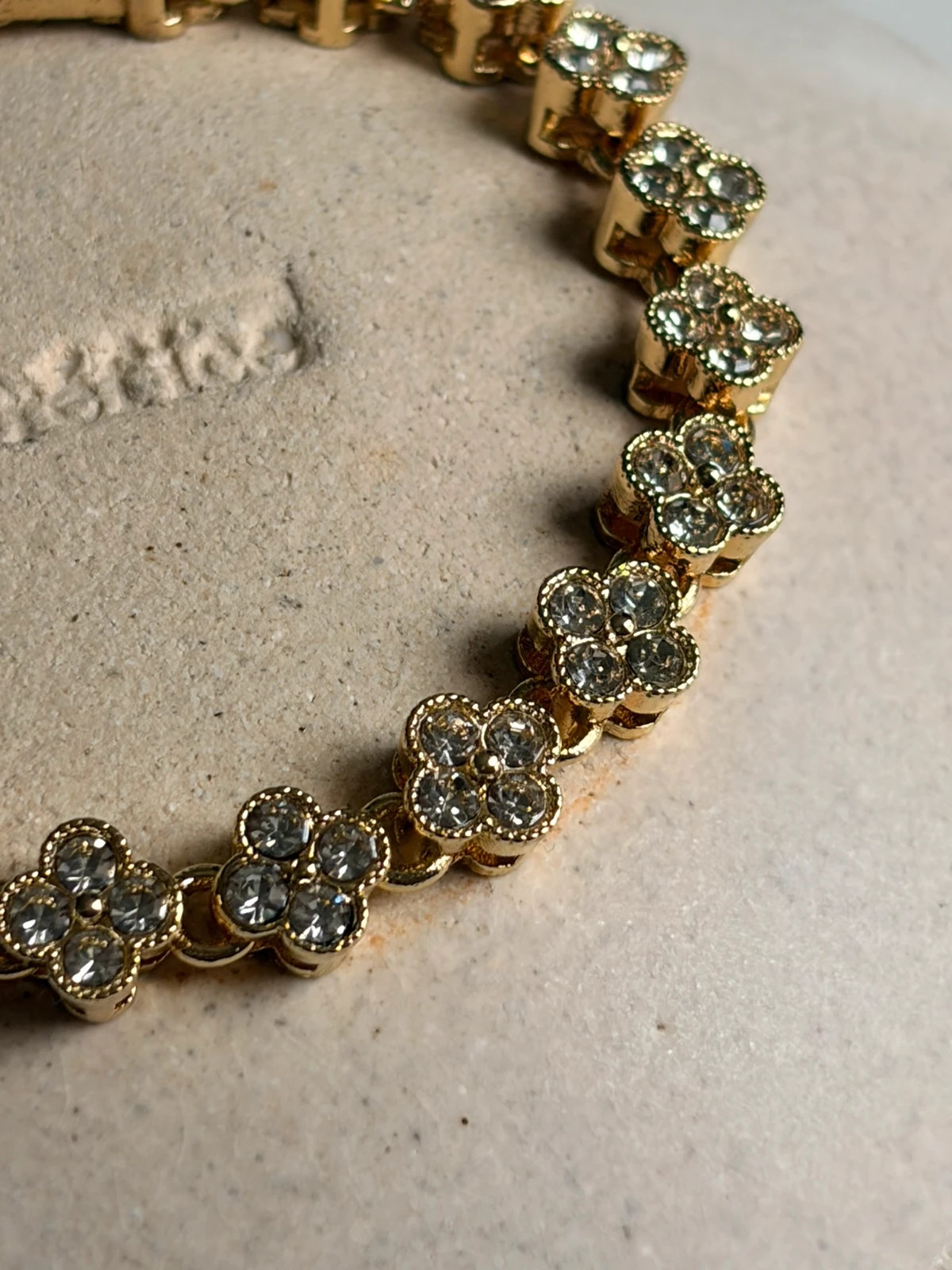 Bracelet princesse / fleurs doré - Acier inoxydable 304 – Autre – taille Taille unique 2
