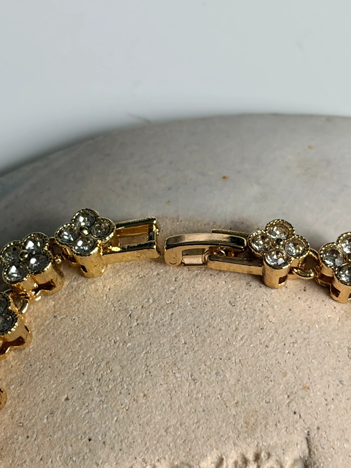 Bracelet princesse / fleurs doré - Acier inoxydable 304 – Autre – taille Taille unique 3