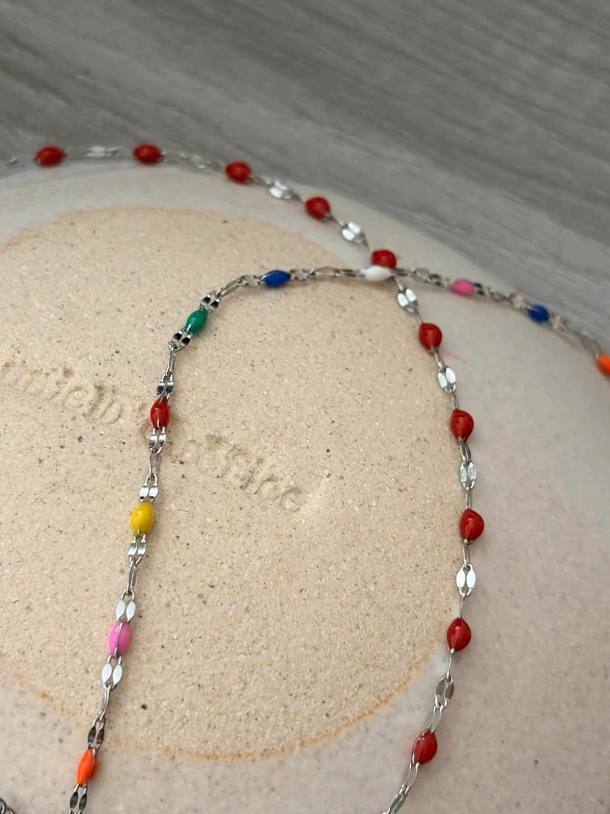 Duo de bracelet perles colorées fin tendance - Acier inoxydable 304 – Autre 2