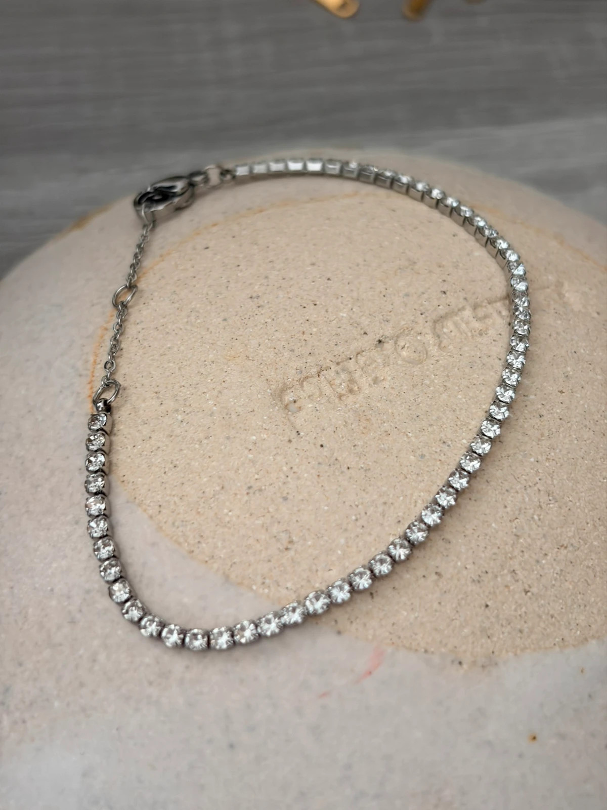 Bracelet Tennis / Rivière acier inoxydable 304 – Autre – taille EU 32