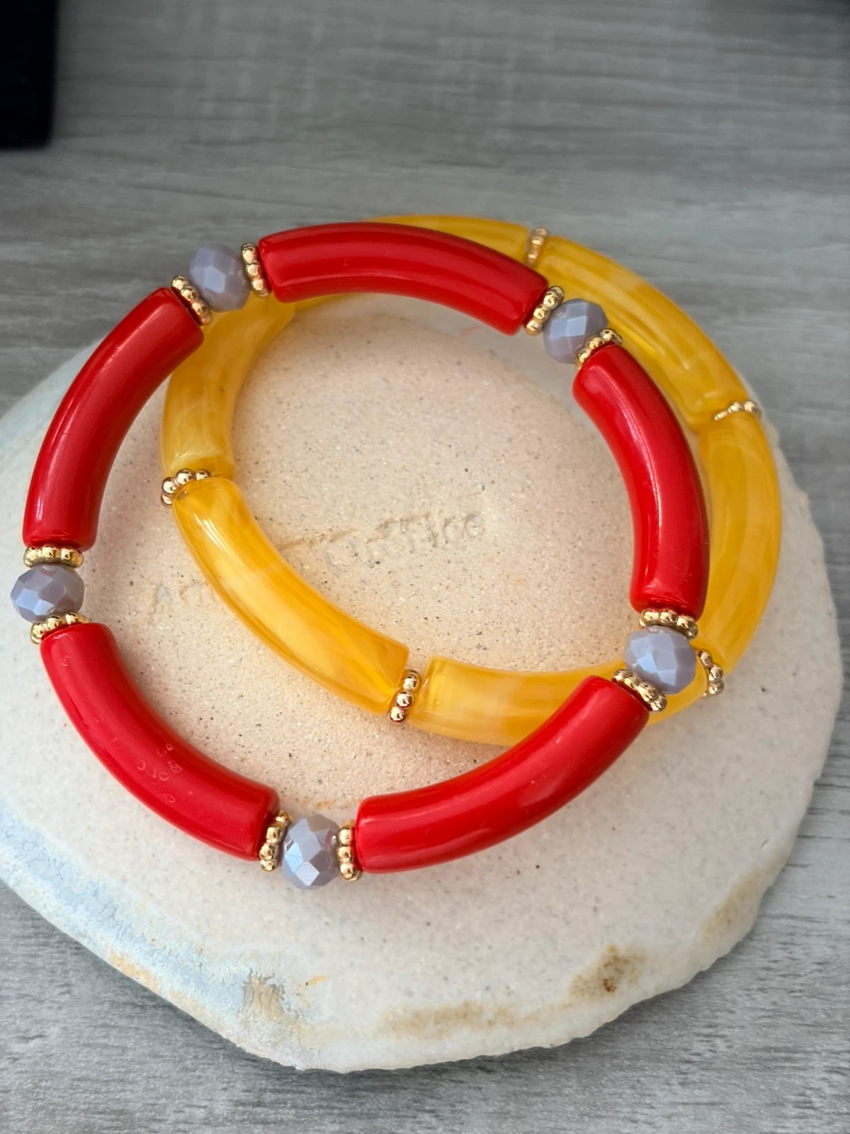 Lot de Bracelet fin acrylique – Autre – taille Taille unique 4