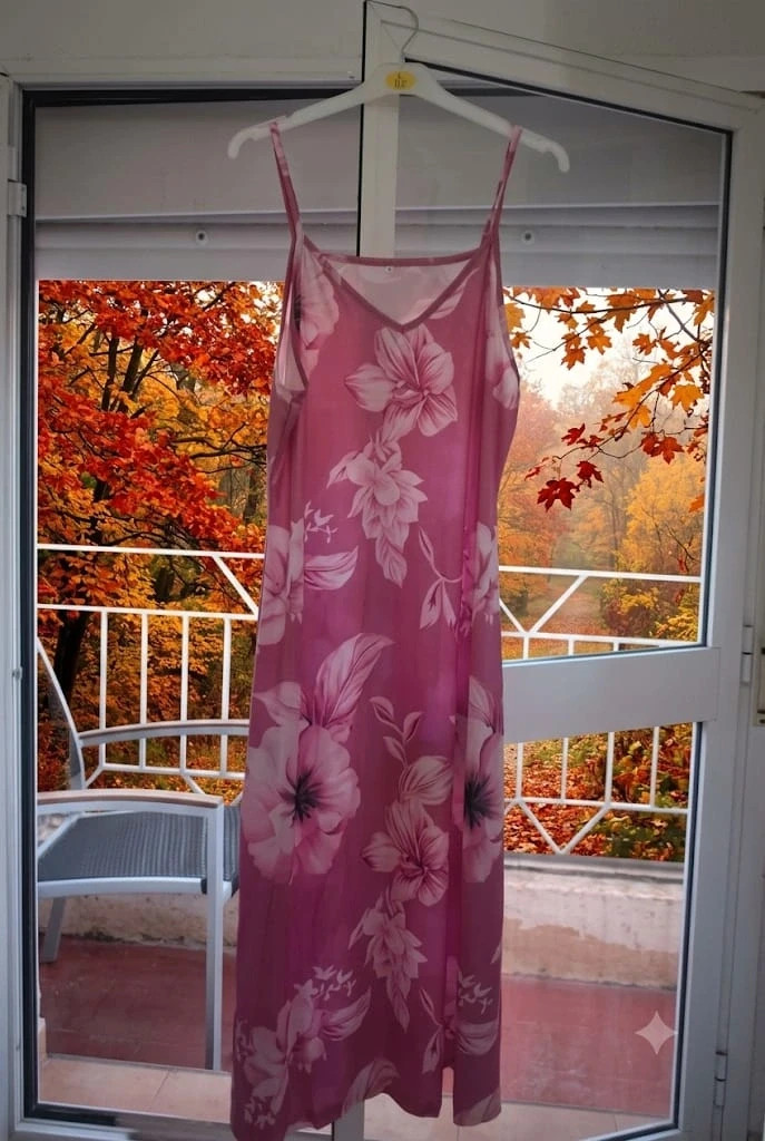 Vestido largo estampado de tirantes - Talla m – taille M / 38 / 10
