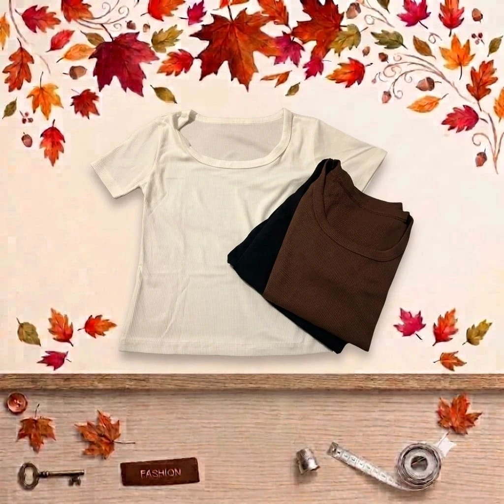 Pack 3 franelas marron negra blanca – taille M / 38 / 10