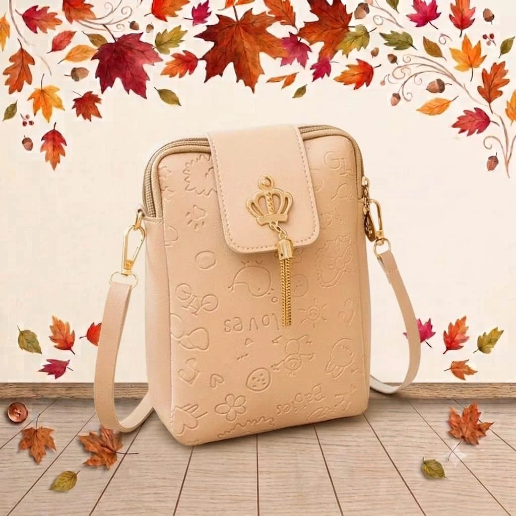 Petit sac Bolso pequeño con estampado geometrico, 19 cm alto 4 cm profundo 13 cm ancho