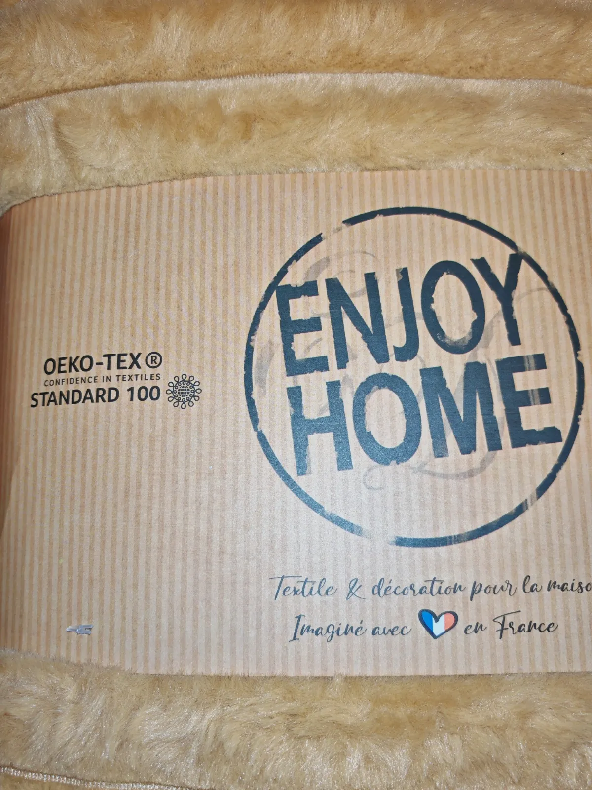 Plaid Enjoy Home Matisse Beige 125x150 cm – Enjoy Home 4