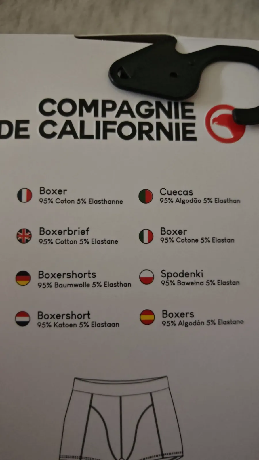 Lot de 3 boxers Compagnie de Californie XL – Compagnie de Californie – taille XL 5