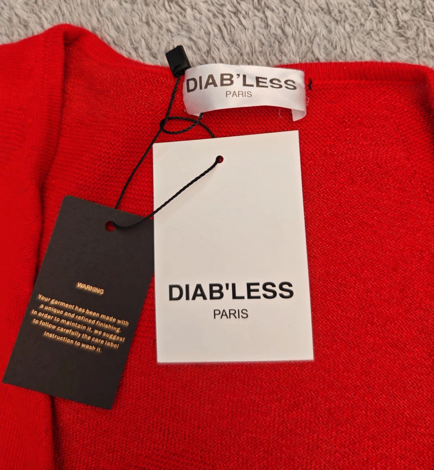 gilet cache-cœur Diab'less taille m Neuf – Diab'less Paris – taille M / 38 / 10 3