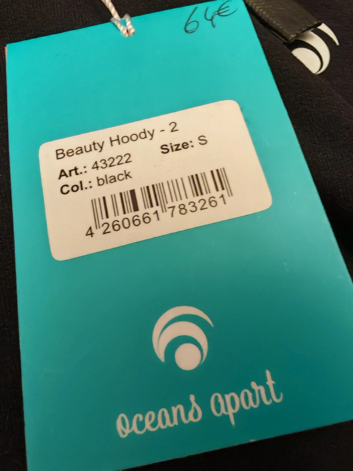 Sweat à capuche Oceans Apart Beauty Hoody 2 - Noir - Taille S - Neuf avec étiquette – Oceans Apart – taille S 4