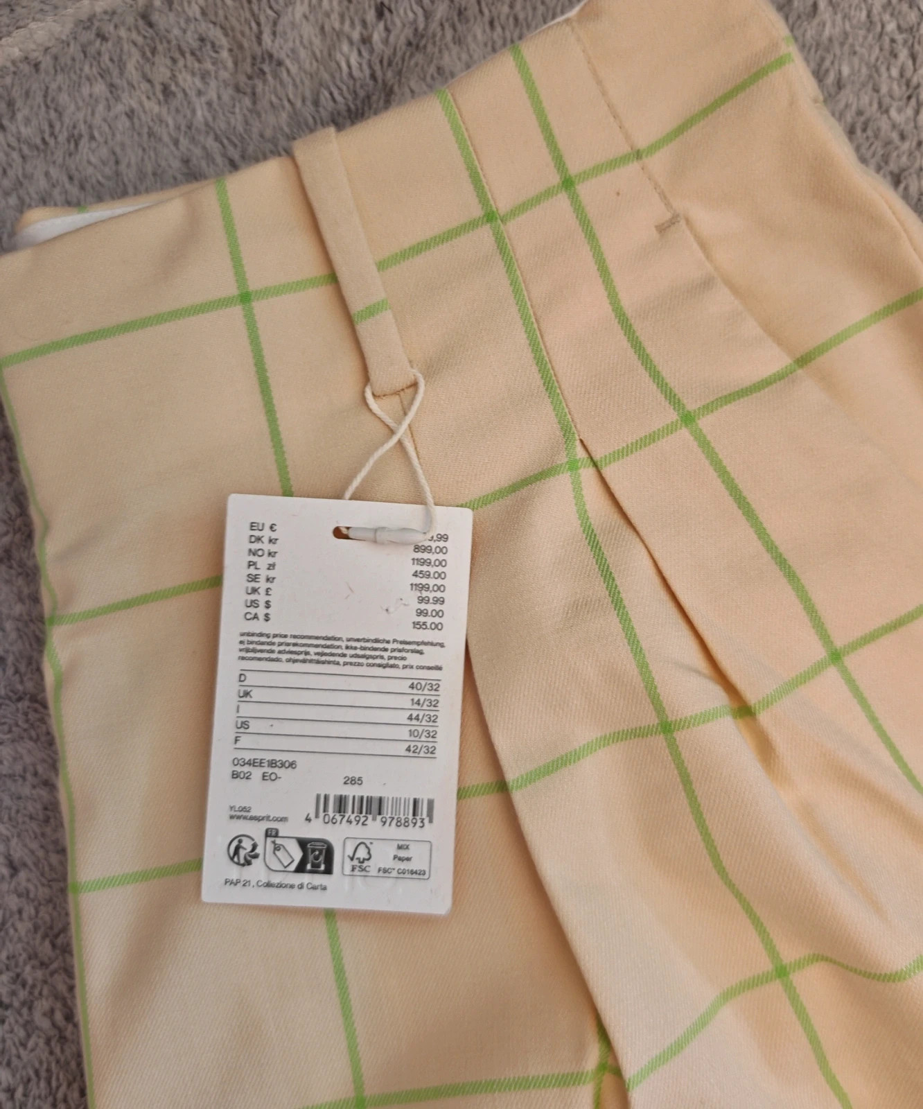 Pantalon Large Tendance Esprit - Neuf T42 – Esprit – taille L / 40 / 12 4