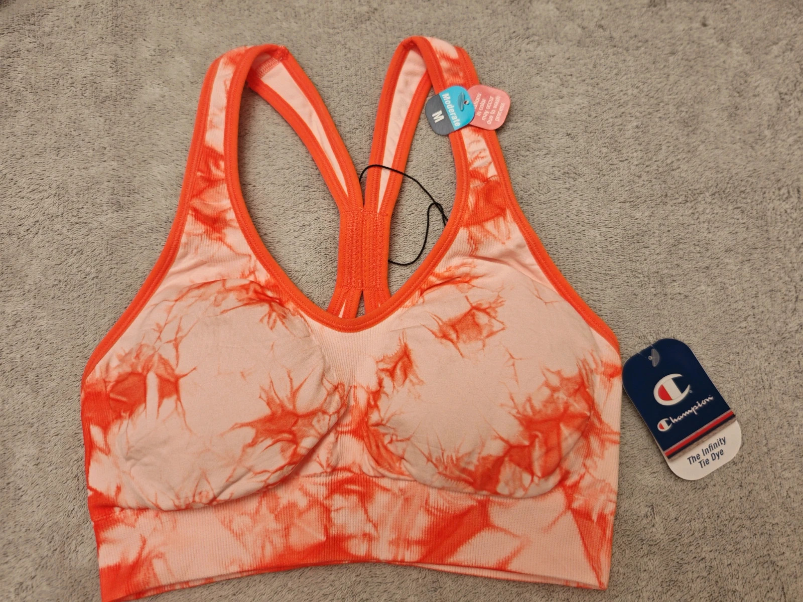 Brassière de sport Champion Infinity Tie Dye – Taille M – Neuve avec étiquette