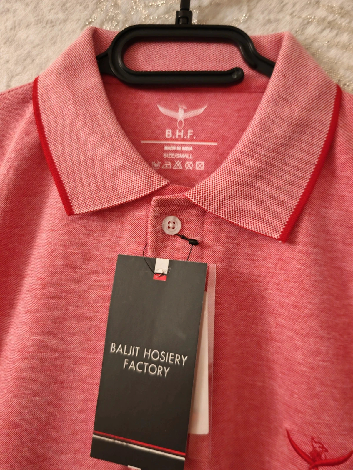 Polo B.H.F. Baljit Hosiery Factory Homme – Taille S – Neuf avec étiquette – taille S 2