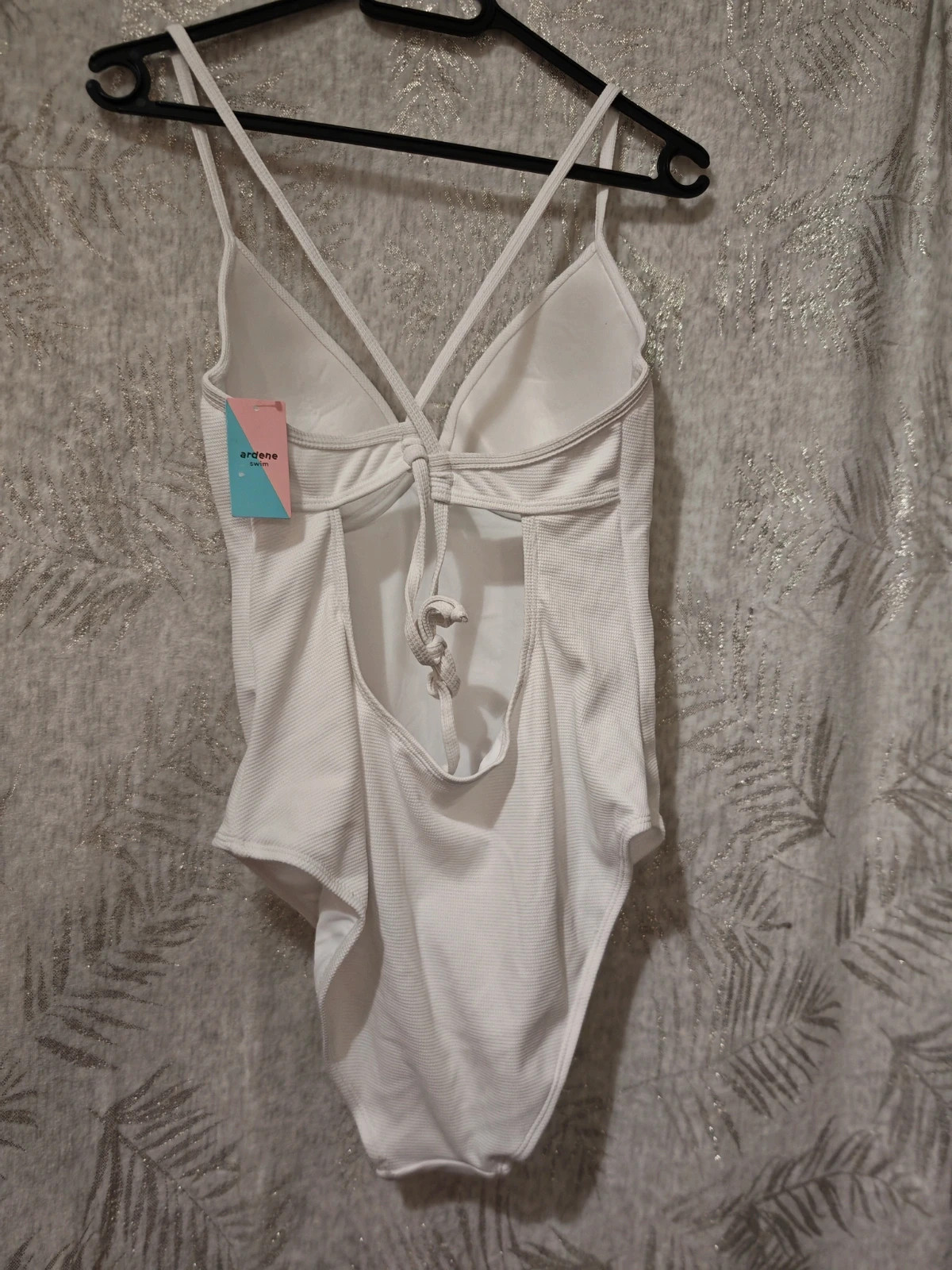Maillot de bain 1 pièce blanc Ardene – Neuf avec étiquette – Taille L – ardene – taille L / 40 / 12 2