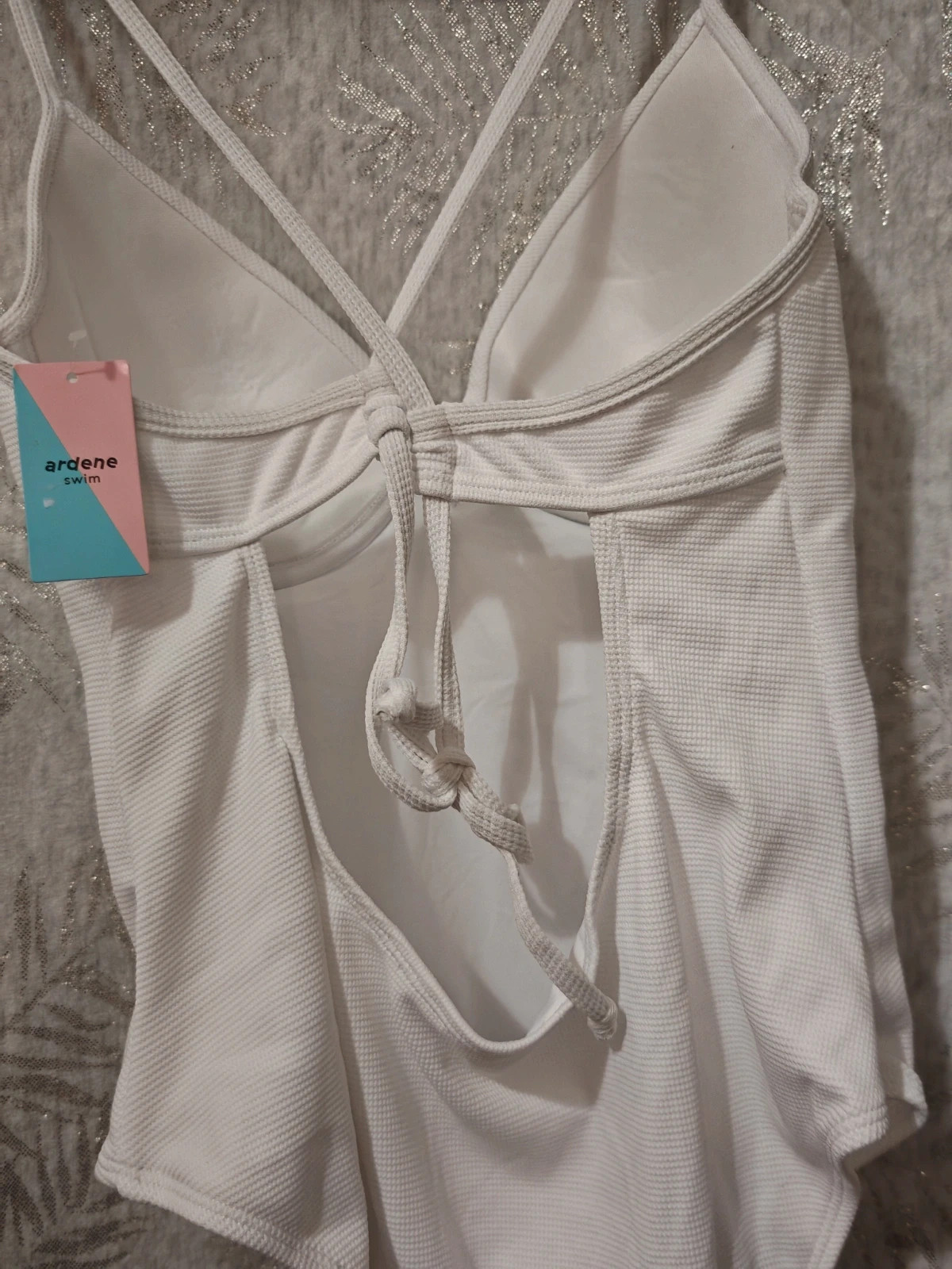 Maillot de bain 1 pièce blanc Ardene – Neuf avec étiquette – Taille L – ardene – taille L / 40 / 12 4