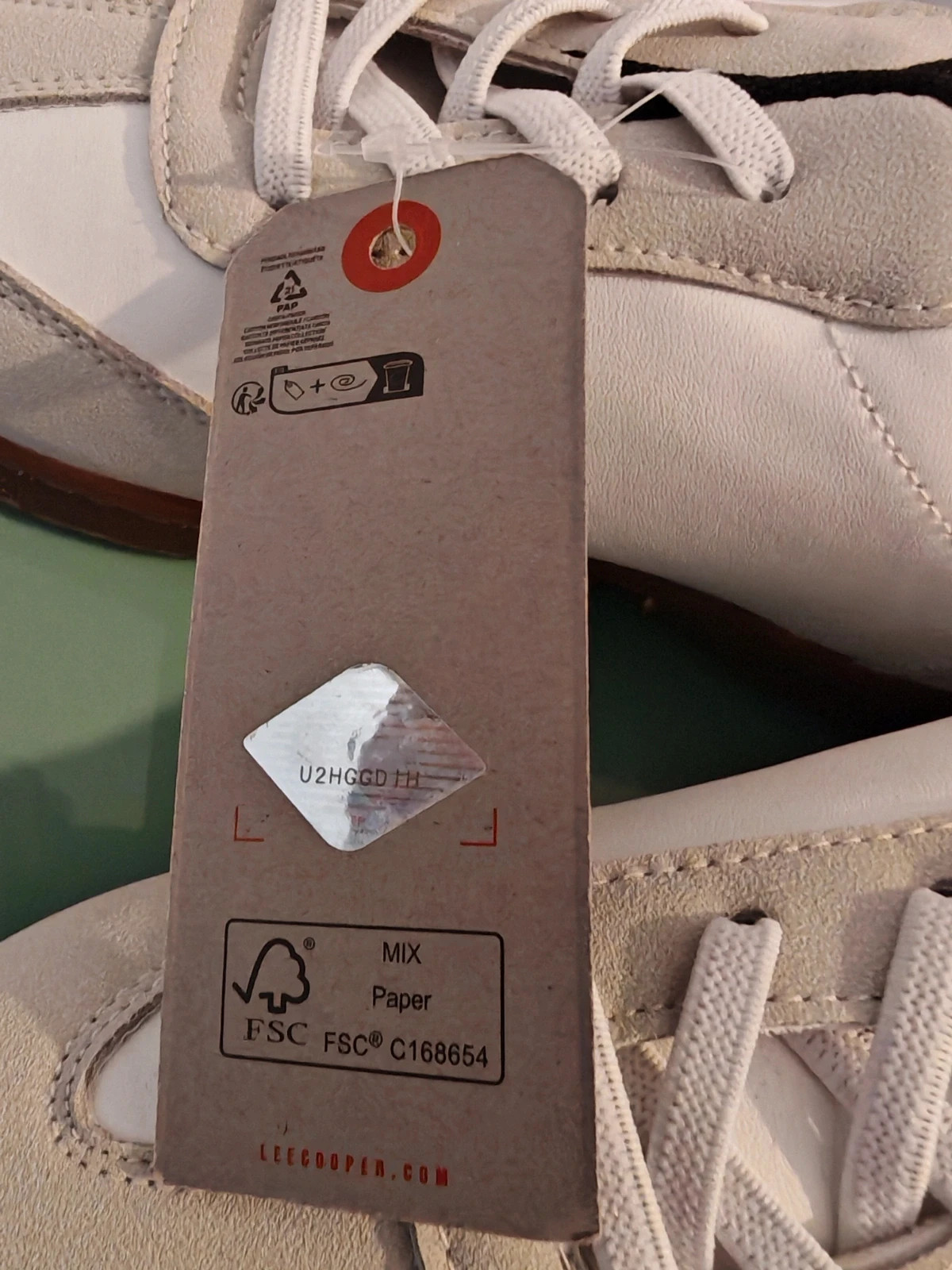Baskets Lee Cooper neuves avec étiquette – T. 33 – Blanc/Beige – Lee Cooper – taille 33 2