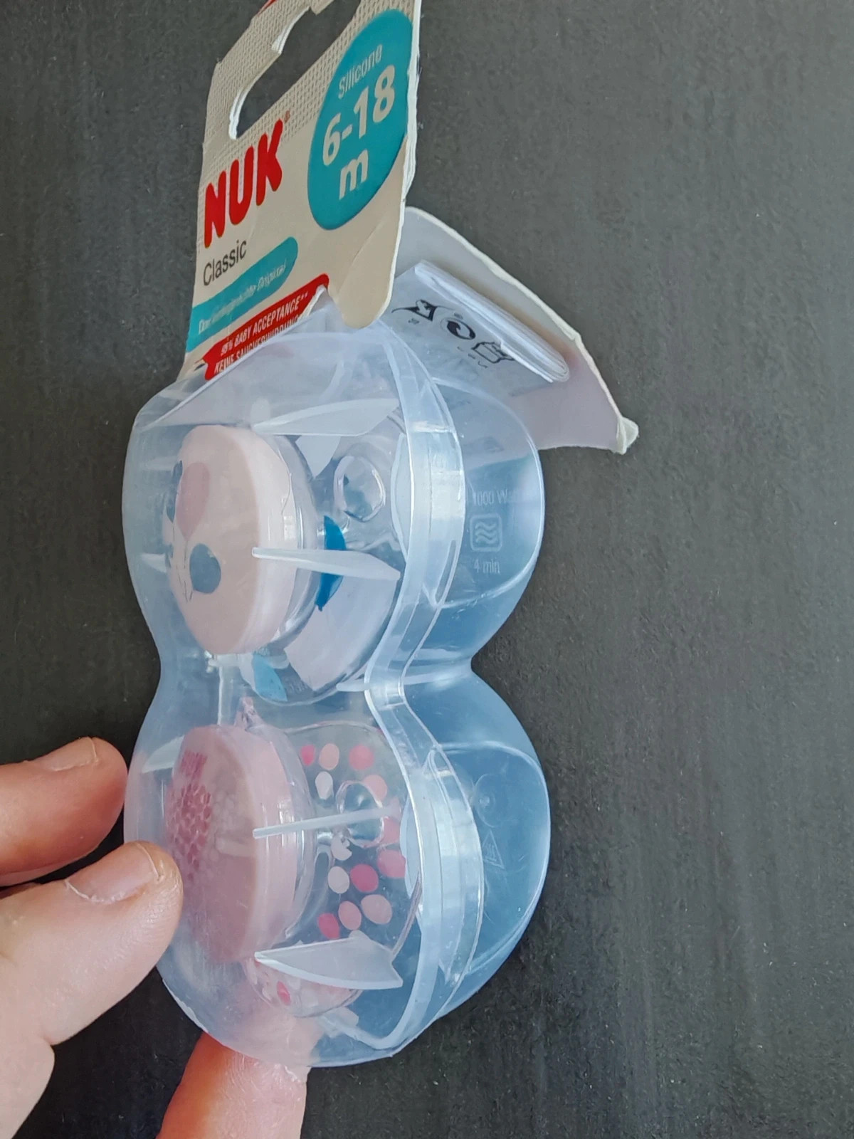 2 sucettes NUK Classic Silicone 6-18 mois – Neuves – NUK 3