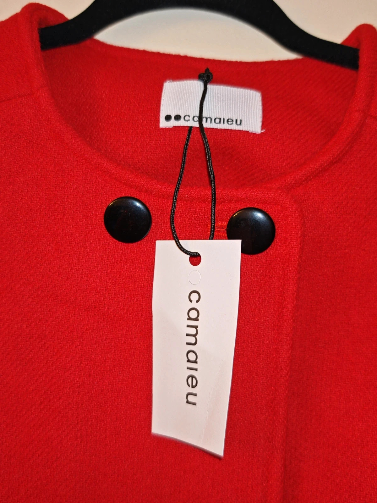 Manteau Camaïeu Rouge – Neuf avec étiquette – Taille 36 – Camaïeu – taille S / 36 / 8 2
